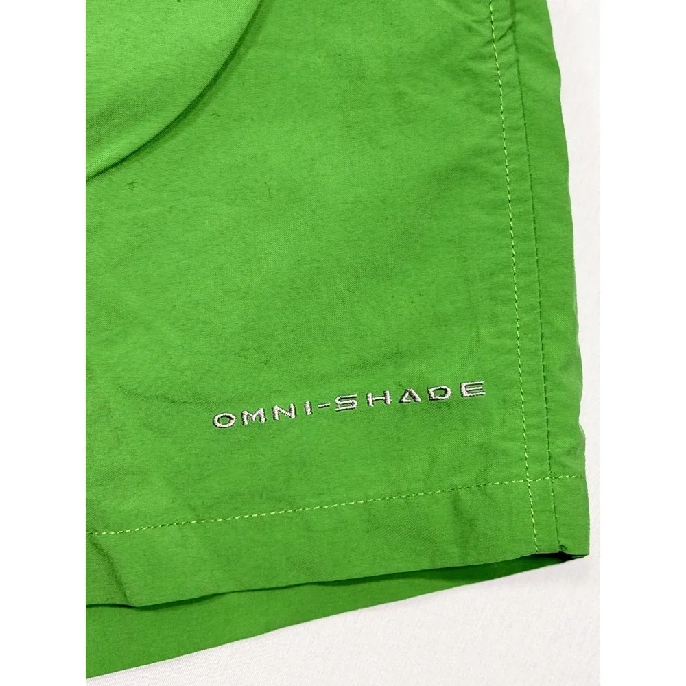 Columbia PFG Shorts‎ Mens Medium Green Swim Trunks Omni-Shade Lined UPF Fishing